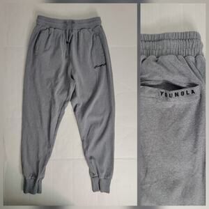 Young LA Sweatpants Womens SZ L Jogger Fleece Pants Pockets Pull On Logo